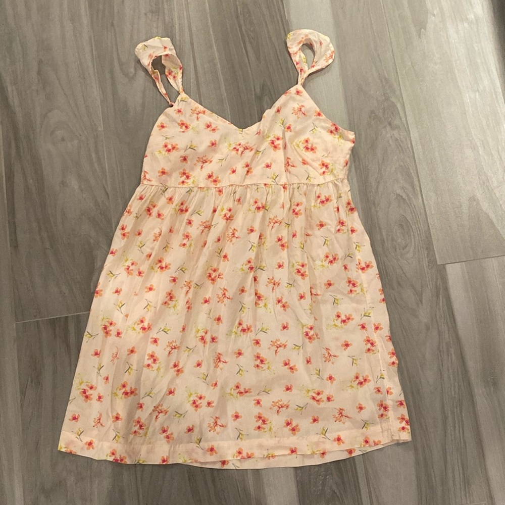 Old Navy M Pink Floral Dress